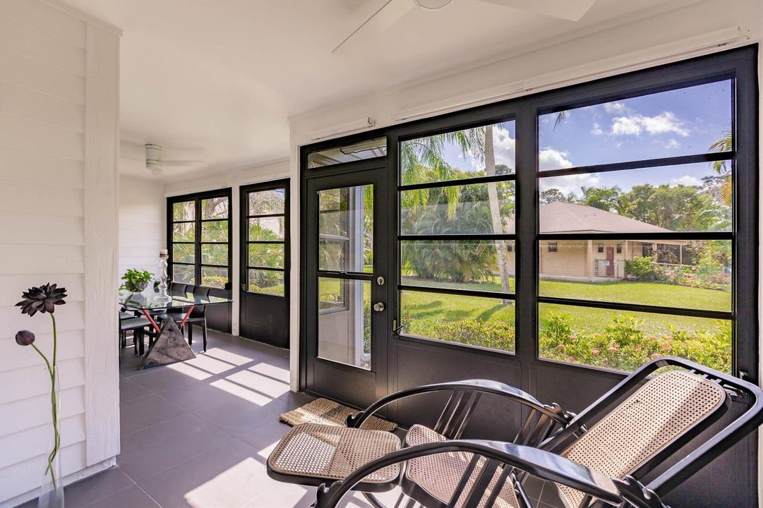 enclosed patio