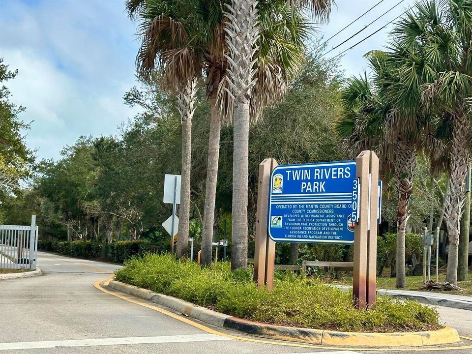 Community park on the Intracoastal