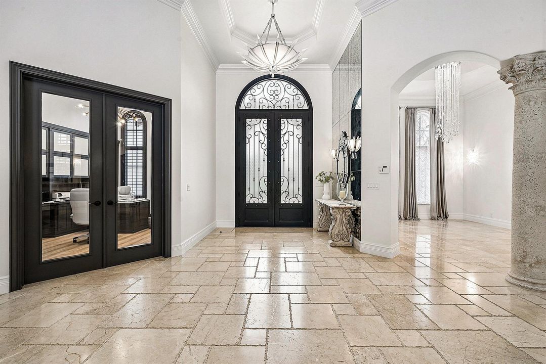 Interior entrance