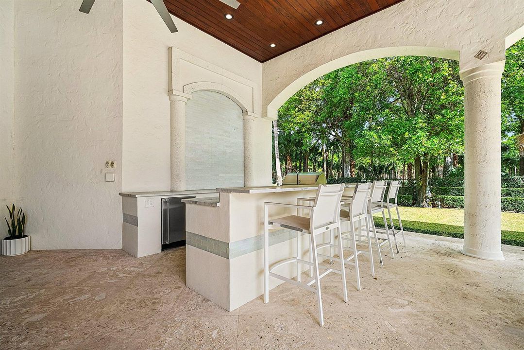 Covered patio