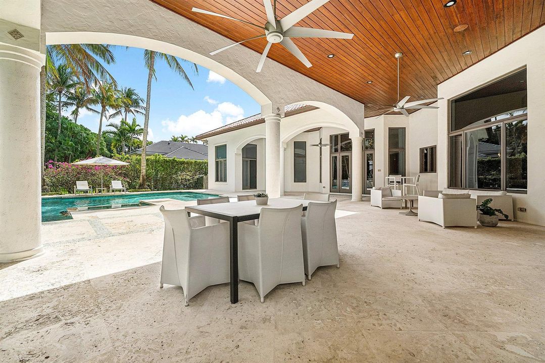 Covered patio