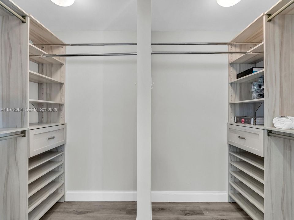 Closet in Master Bedroom
