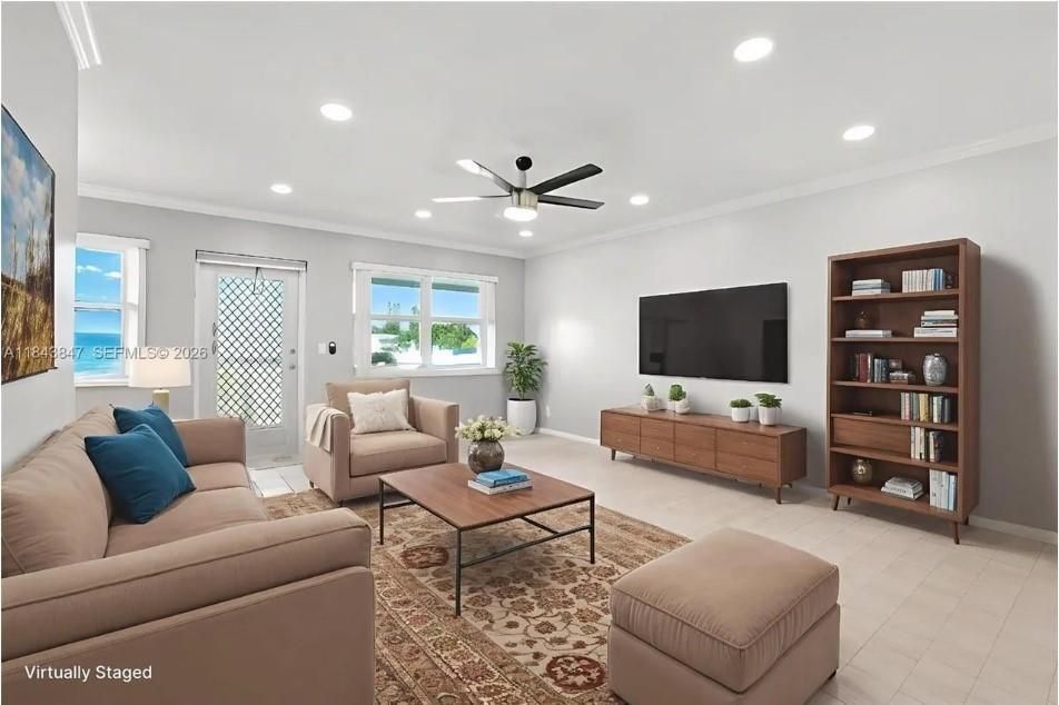 Living Room Virtually Staged