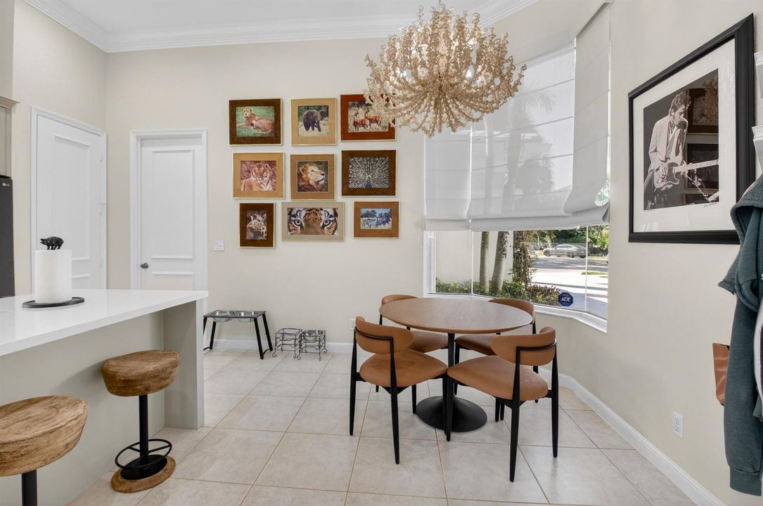 breakfast area