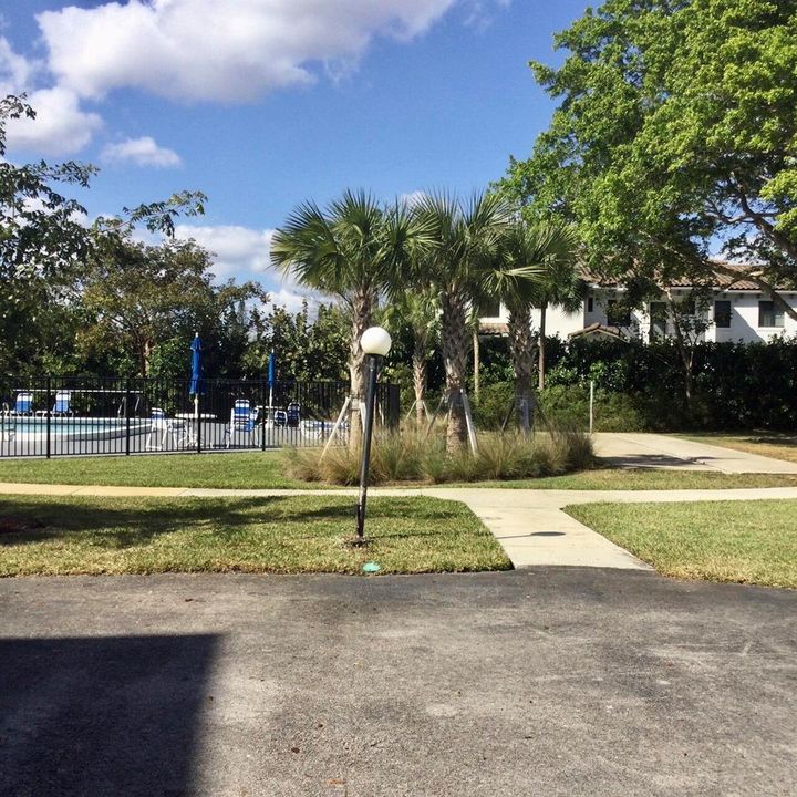 Steps to Pool Area