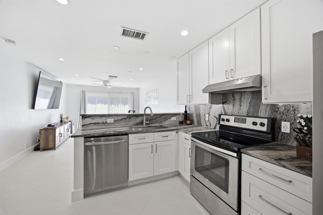 A Kitchen towards Living