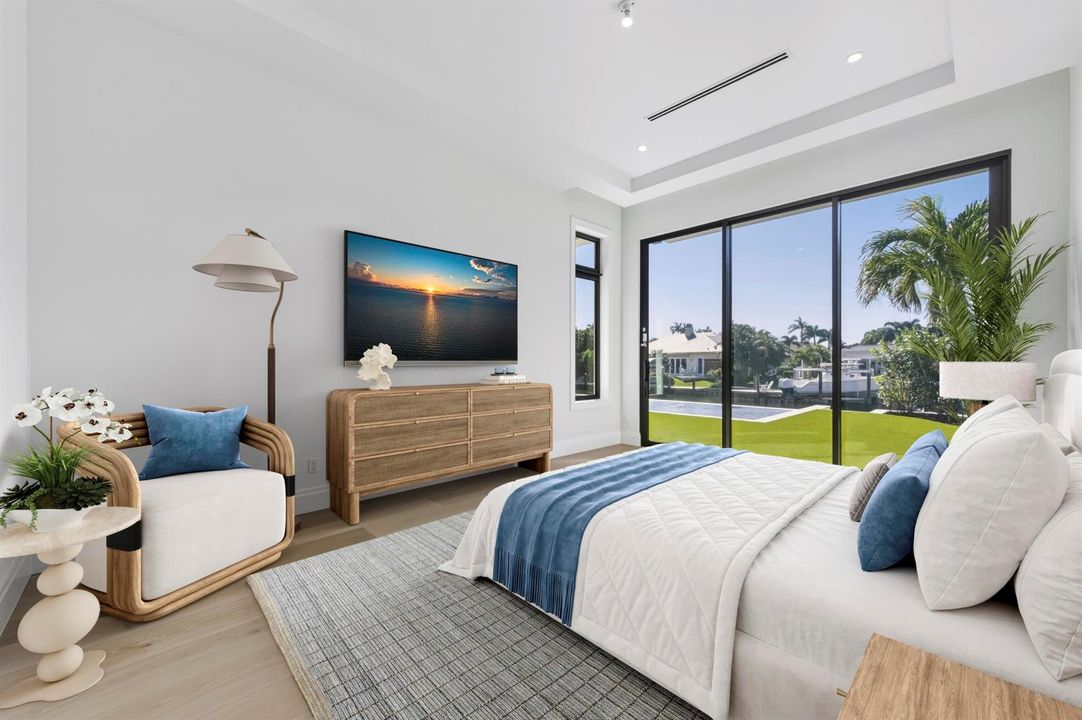 STAGED PRIMARY BEDROOM
