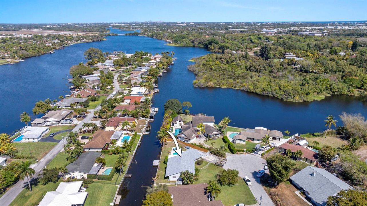 6797 Bayshore Drive Aerial