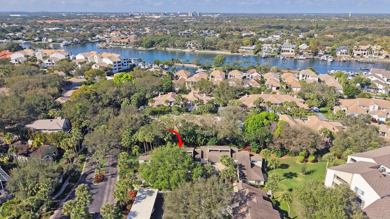 Aerial facing West and Intracoastal