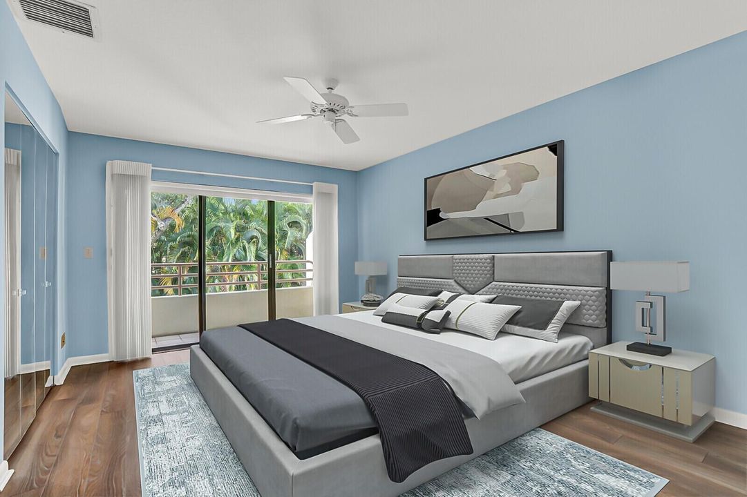 Primary Bedroom Virtually Staged