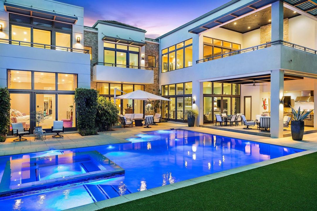 Pool/Spa at Dusk