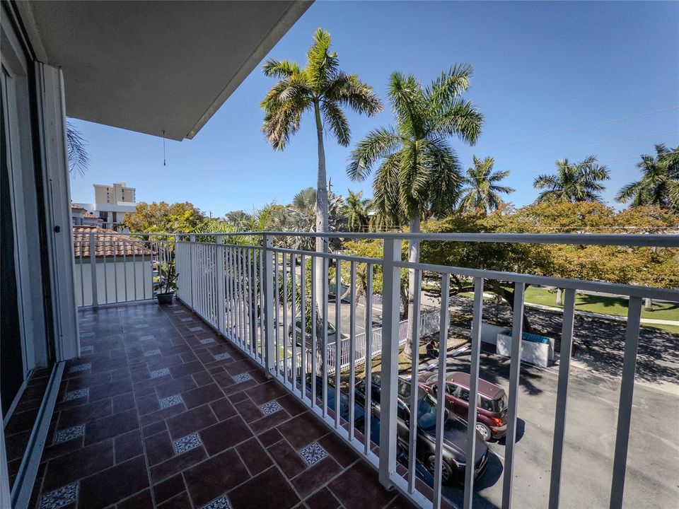 Walk around balcony