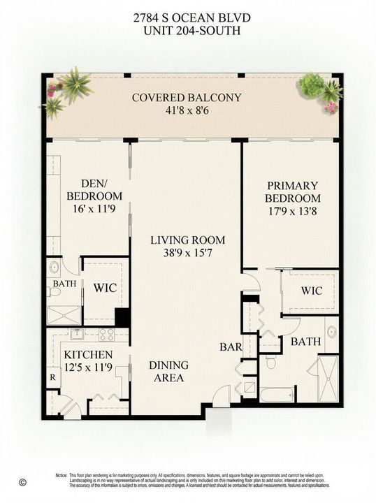 204-S Floor Plan