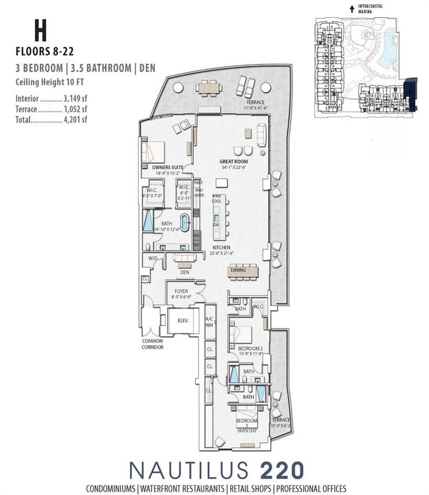 H Layout/Floor Plan