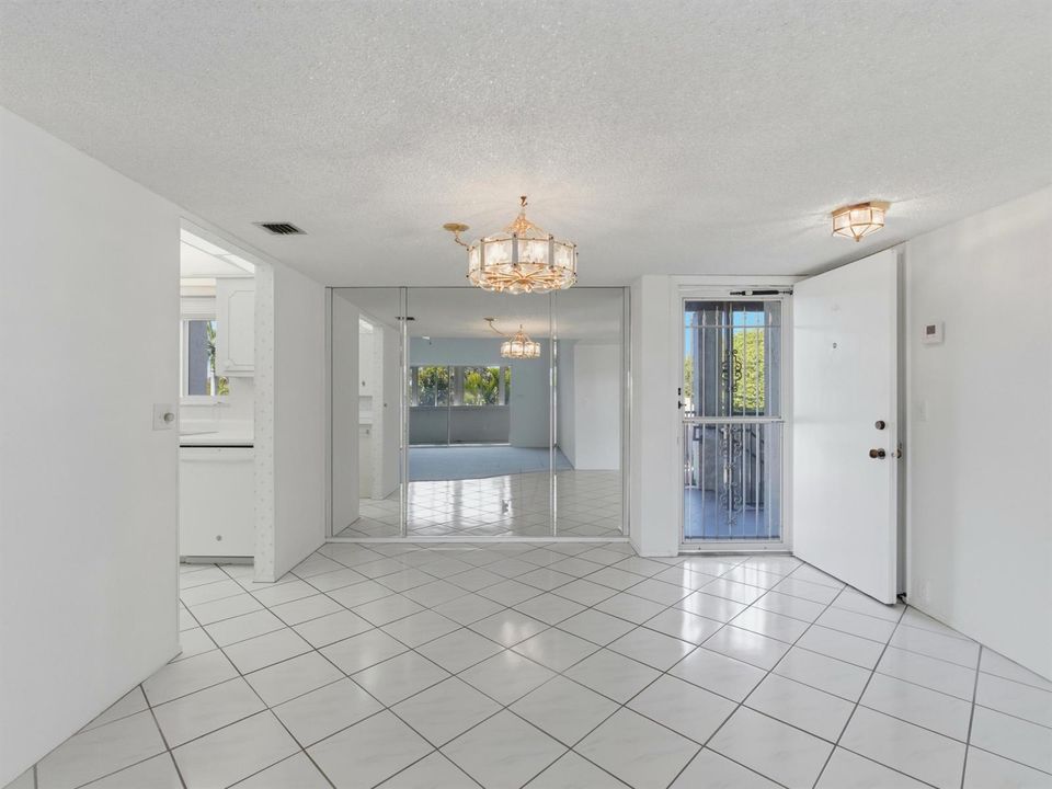 Dining Entry Door Open