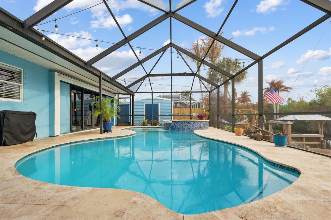 Pool area