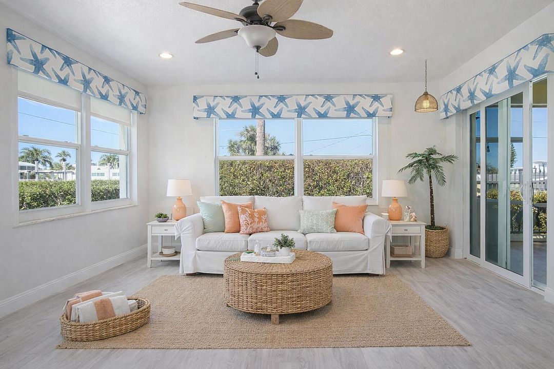 Living Room Virtually Staged
