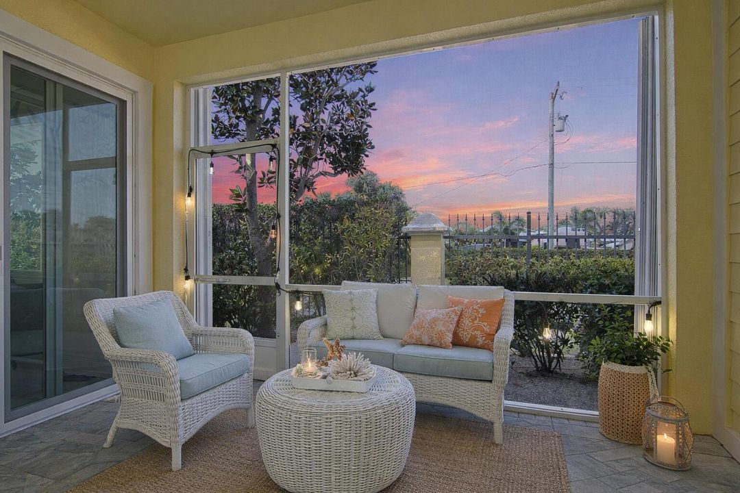 Back Porch Virtually Staged