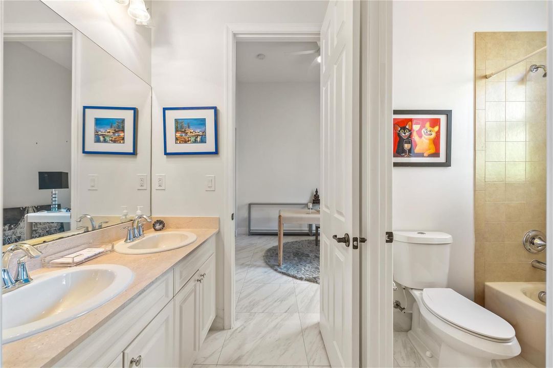 Jack and Jill bathroom