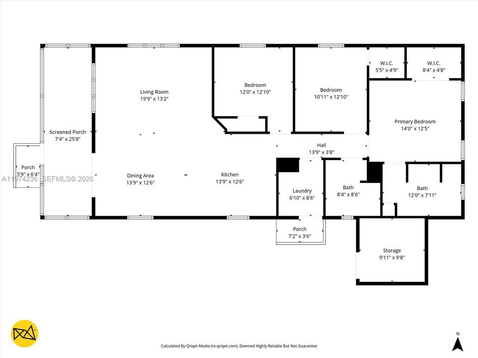 Activo con contrato: $170,000 (3 camas, 2 baños, 1350 Pies cuadrados)