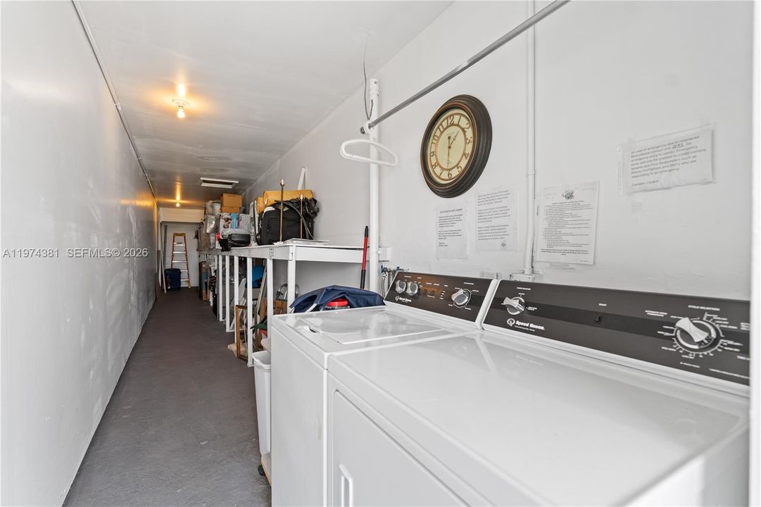Laundry just steps away — easy, convenient, stress-free living