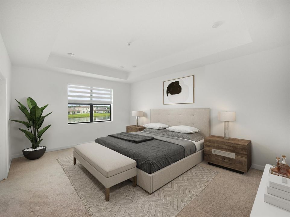 Main Bedroom - Virtually Staged