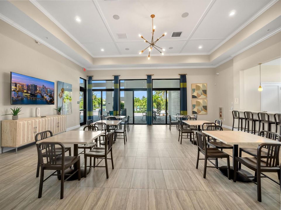 Clubhouse Dining Area