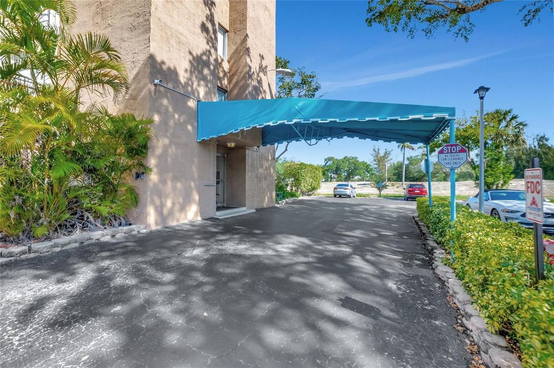 Covered Secured Entranc