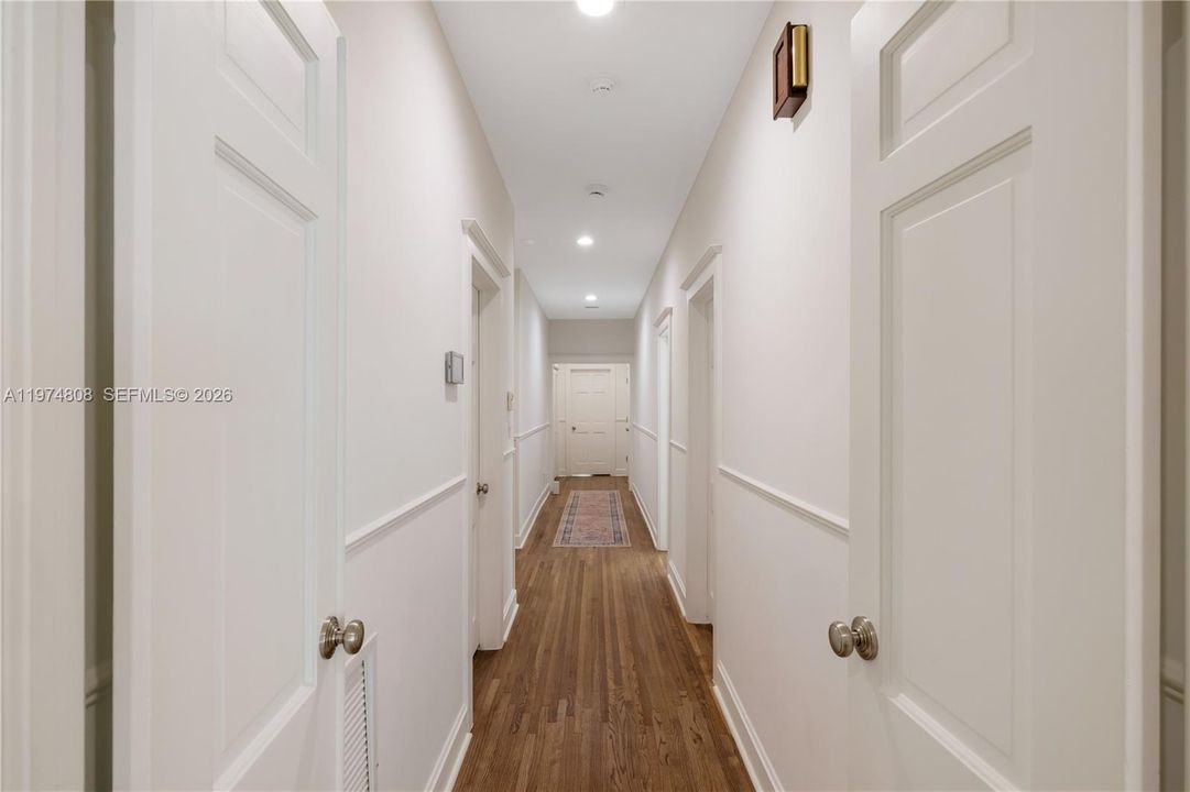 The bedrooms are conveniently located on one side of the house, offering a peaceful and tranquil environment, with privacy doors to ensure serenity.