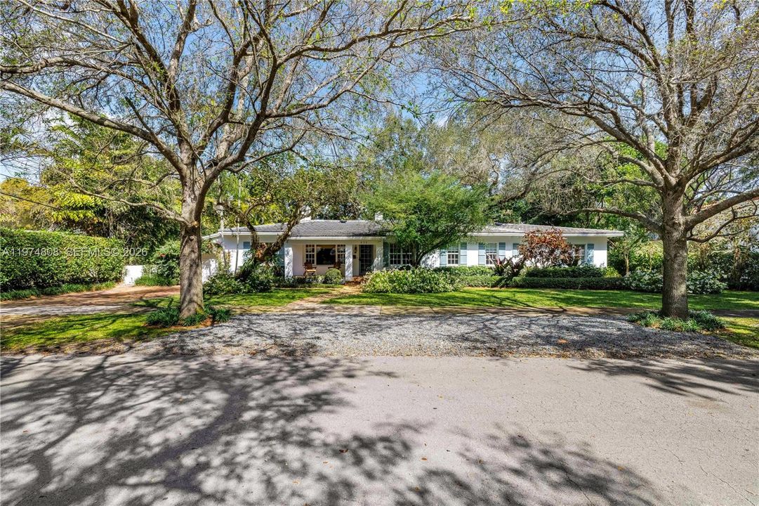 This home is situated on a beautiful Coral Gables tree-lined street on an almost 15,000 sq ft lot. The large lot offers ample space for outdoor enjoyment and landscaping possibilities.