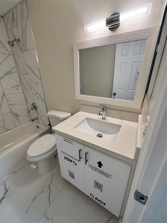 Upstairs bathroom in bedroom 1