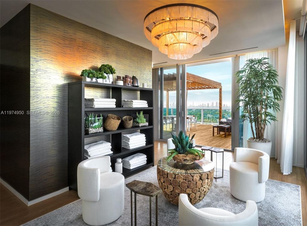 3rd floor seating area