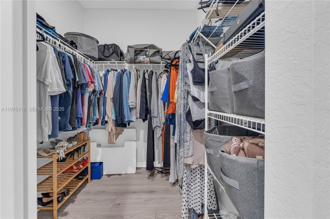 master bedroom closet