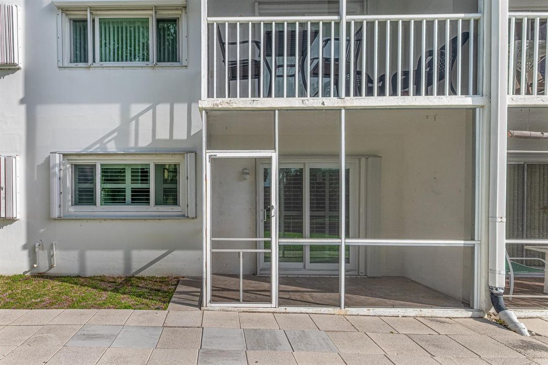 Back Building & Patio