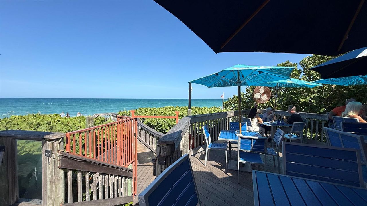 Kyle G's Oceanfront restaurant deck