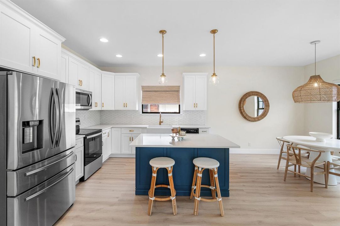 Kitchen Opens to Pool Area