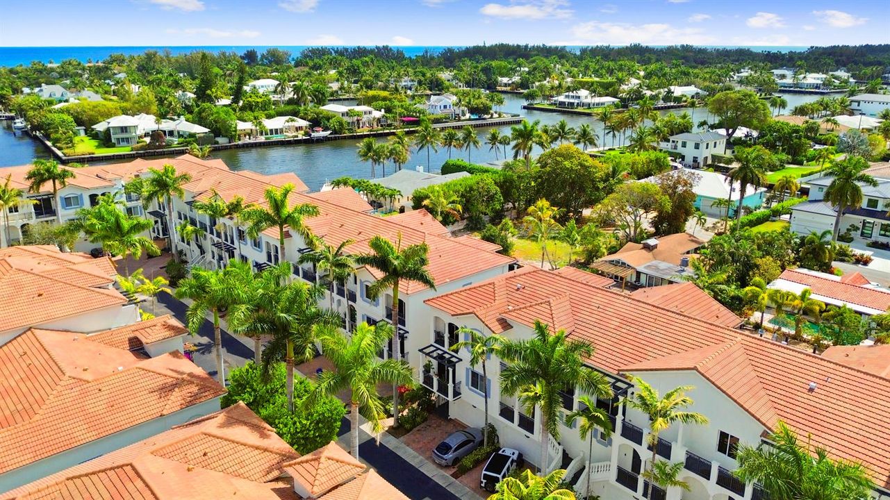 Aerial View Townhome