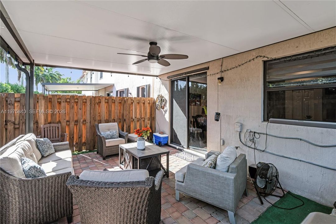 Patio/New cover and floors