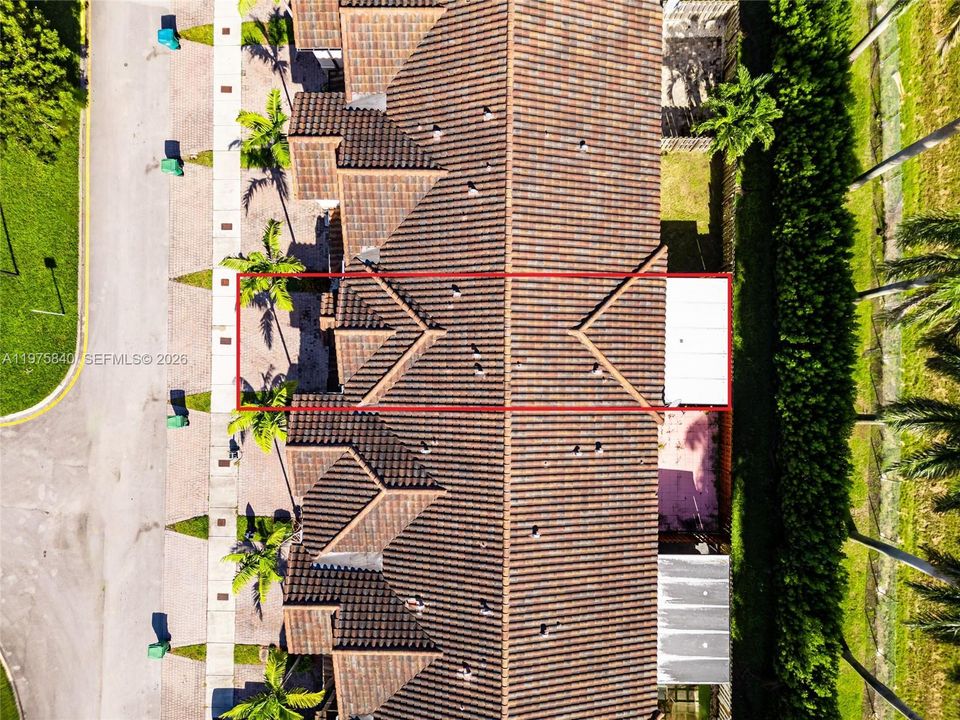 Aerial property position