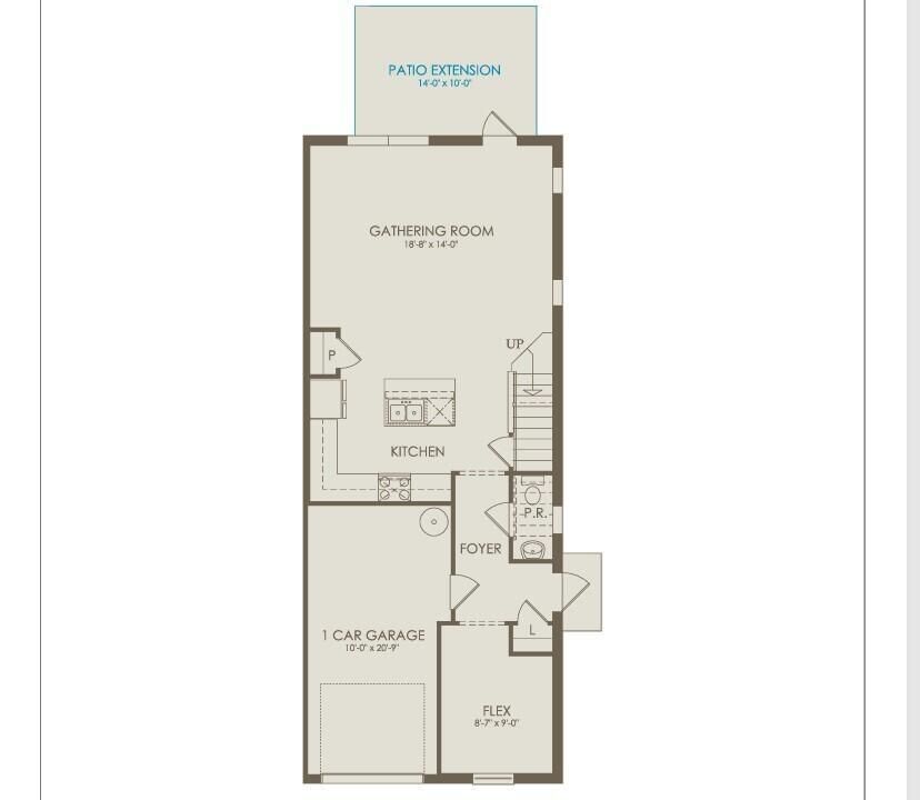 Nautical with Extended Patio
