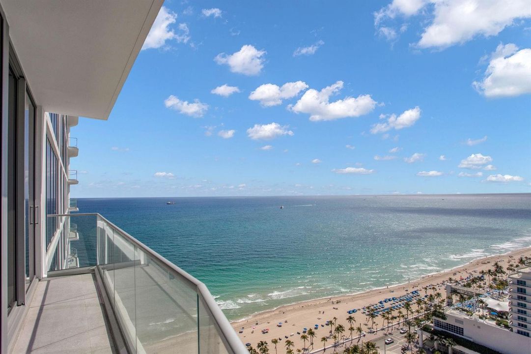 View from the southeast side balcony