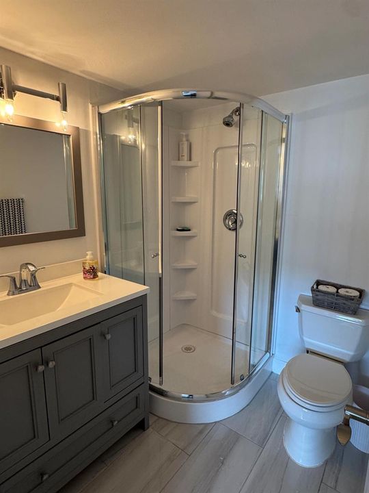 Primary bath walk in shower