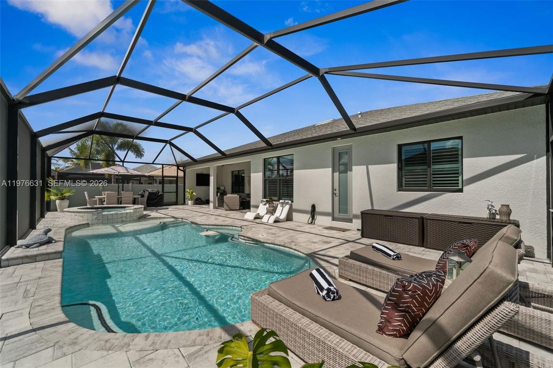 How about a swim in the heated saltwater pool?