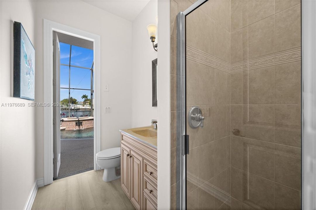 Full Pool Bathroom