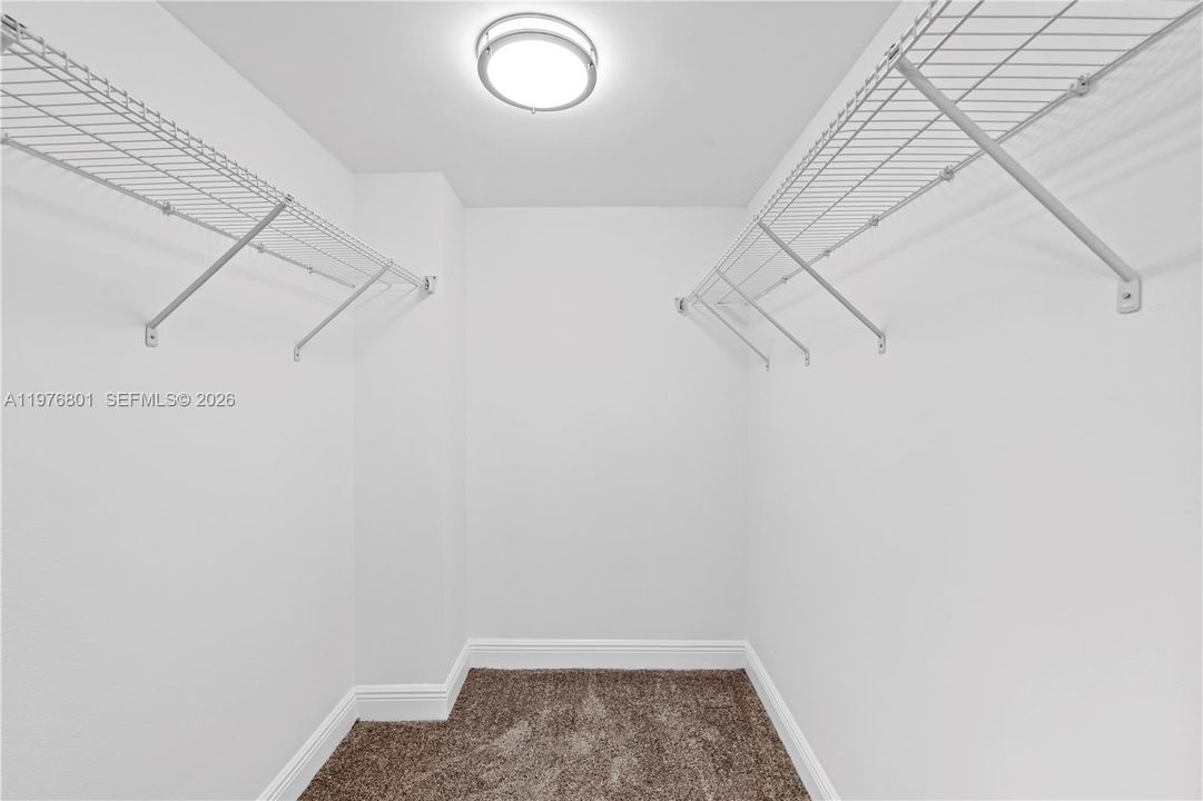 Primary walk-in closet