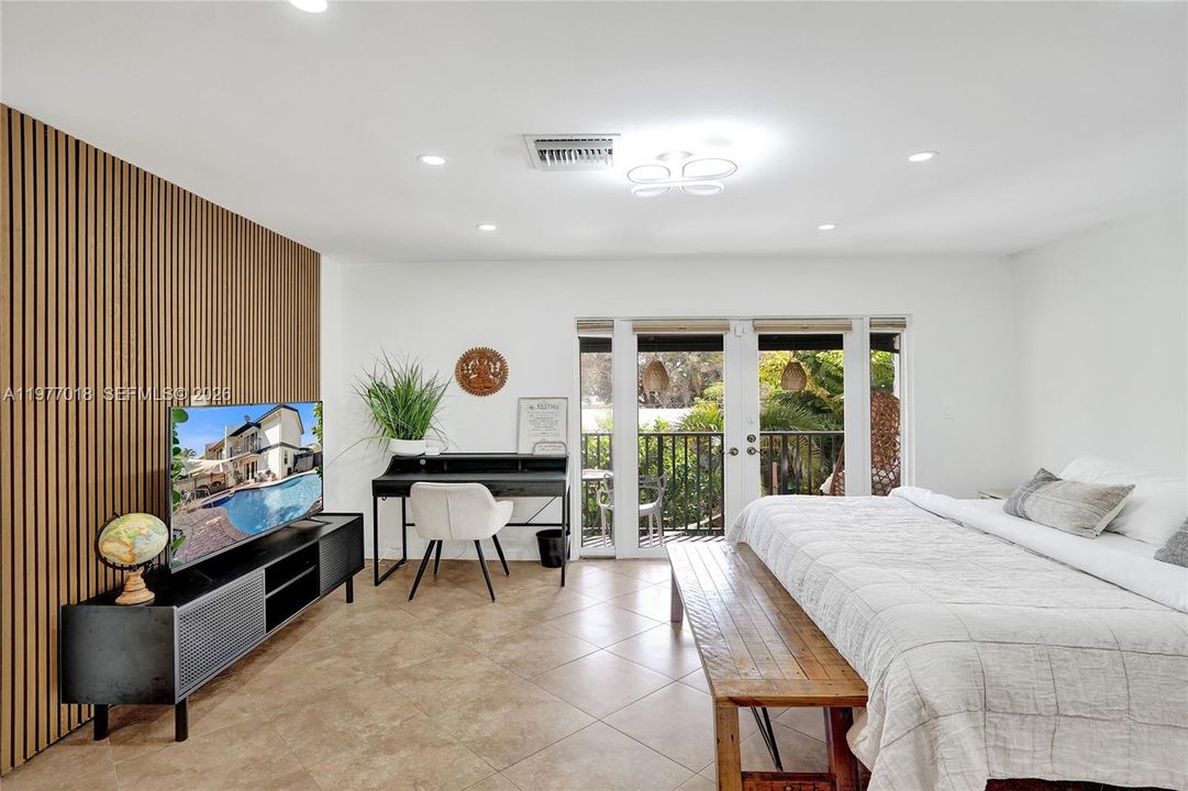 Primary suite spans the entire second floor.