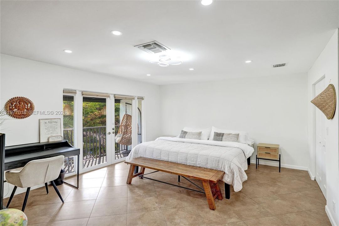 Primary suite spans the entire second floor.