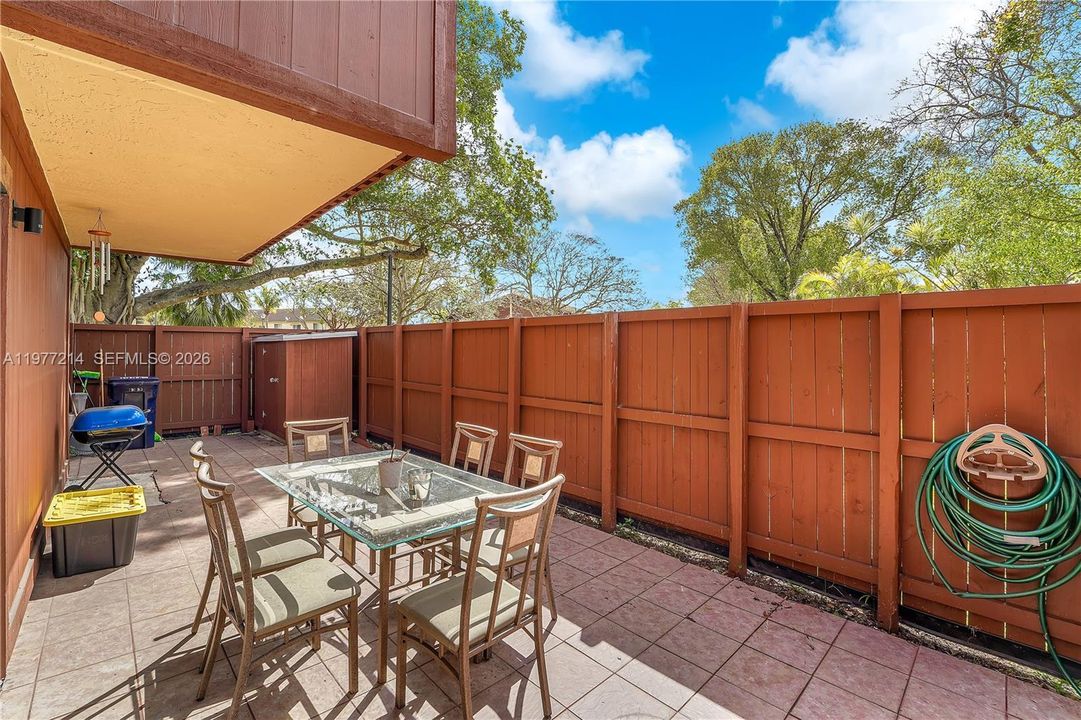 Larger Patio off the Living Area