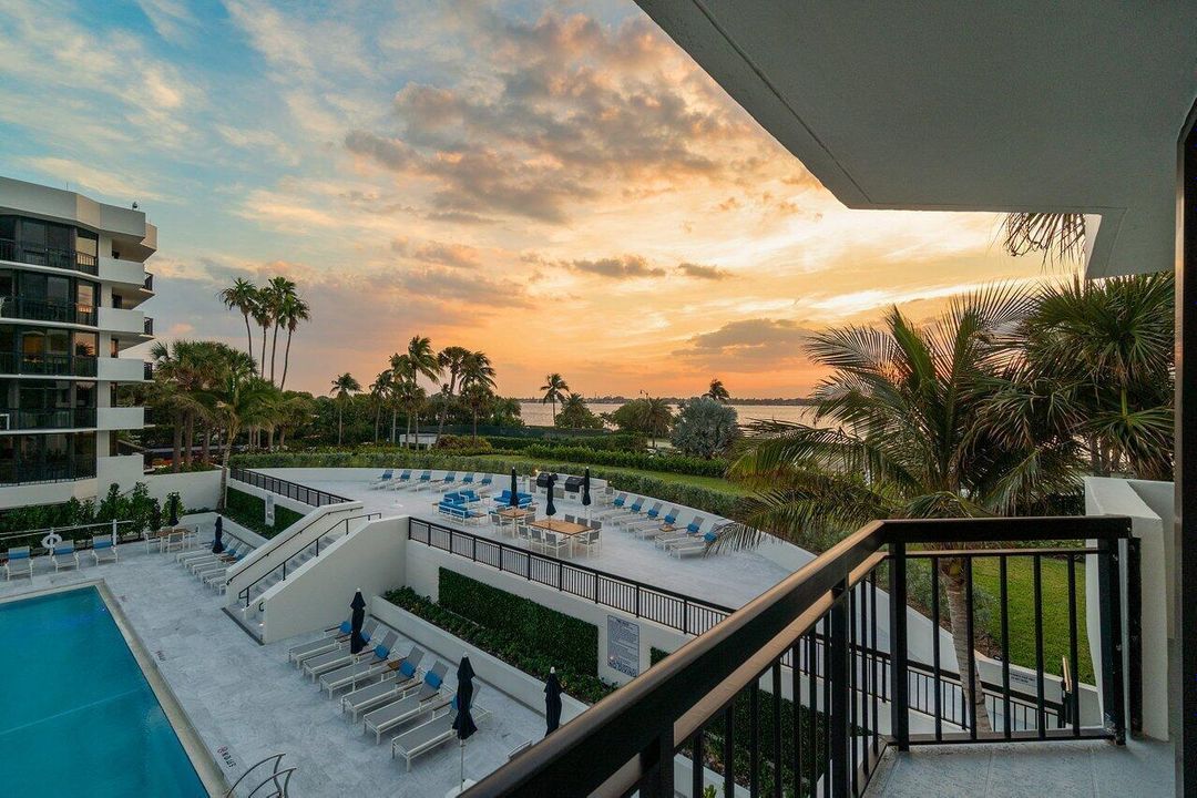 Sunset Views From Balcony