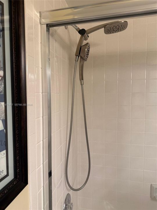 BOTH BATHROOMS HAVE EUROPEAN FLEXIBLE SHOWER HOSES